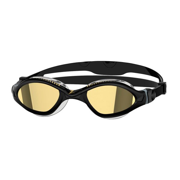 Окуляри Zoggs Tiger LSR+ Titanium (чорні, лінзи дзеркальні)