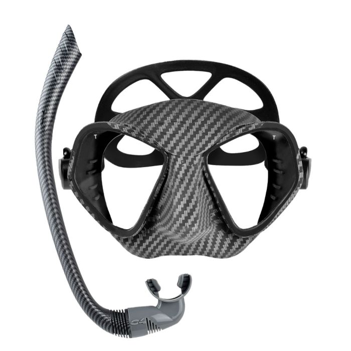 Комплект маска C4 Condor Carbon + трубка C4 Meltemi Carbon