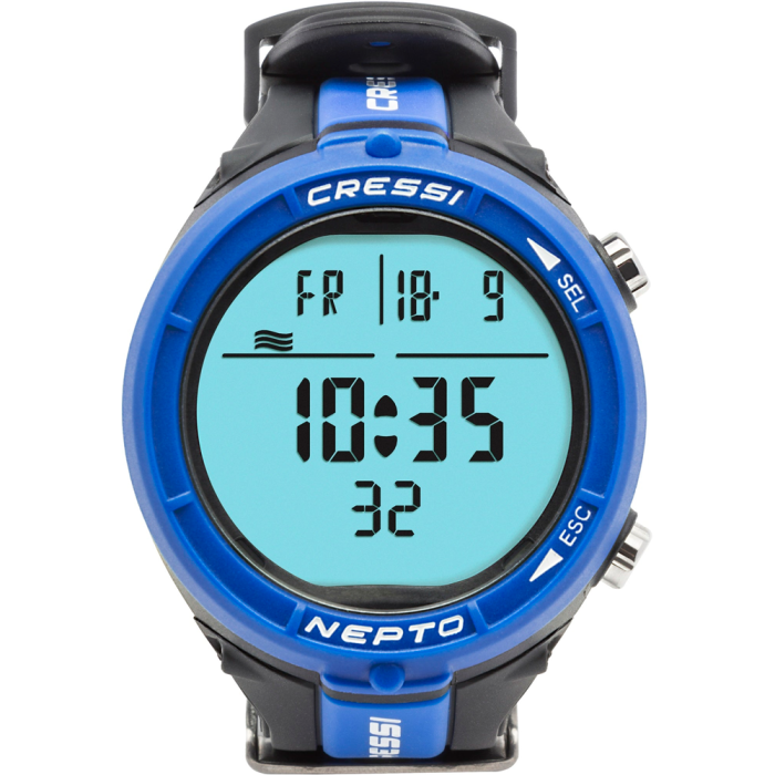Комп'ютер Cressi Nepto для фрідайвінгу (синій)
