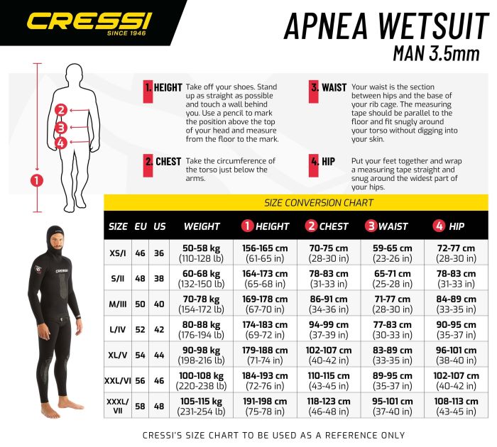 Гідрокостюм CRESSI APNEA 3.5мм (чол.)