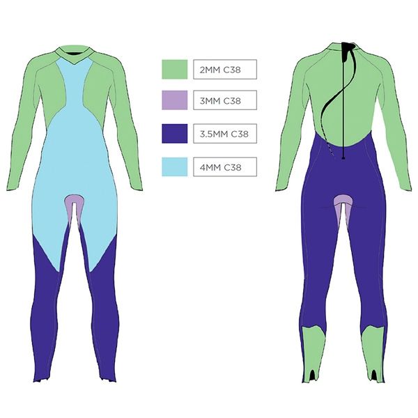 Гідрокостюм PHELPS Pursuit 4.3.5.2 mm (чол.)